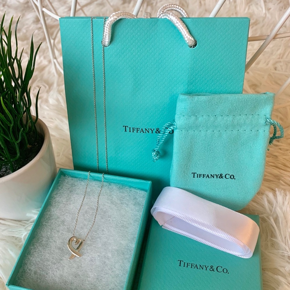 Authentic Tiffany & Co. heart necklace sterling925